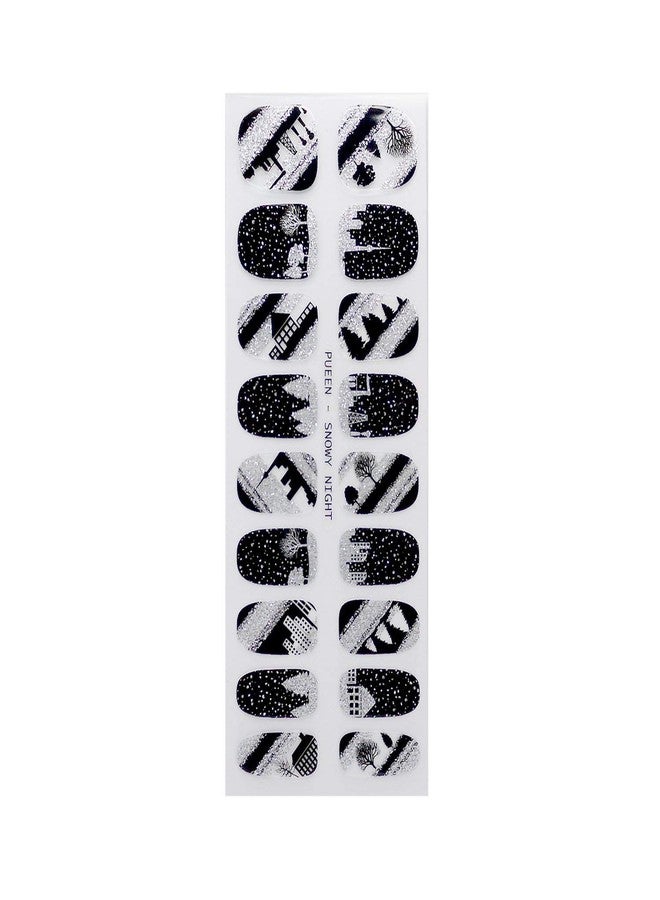PUEEN 3D Sparkle Nail Wraps Collection WILD IN LOVE - 5 Pack (18 Strips Each) Nail Wraps/Nail Strips/Nail Foils/Nail Stickers/Nail Decals/Nail Patches Fashion Designs-BH000196 - Image 2